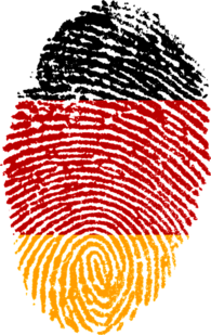 Fingerprint Germany Flag