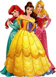 Three Disney Princesses