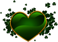 Happy St Patrick's Day Green Heart