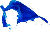 Blue Paint Splatter