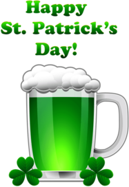 Happy St Patrick's Day Green Pint