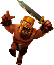 Clash Of Clans Barbarian Fighting