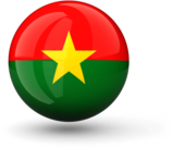 Burkina Faso Icon Flag
