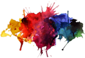 Water Colors Paint Splatter