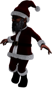 Santa Claus Skinny Version Dancing
