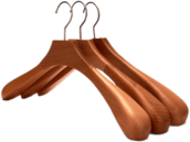Set Of Wooden Clothes Hangers