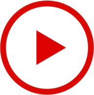 Play Red Outline Button