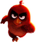 Angry Birds Movie Running Red Bird