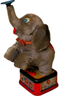 Vintage Elephant Toy
