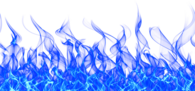 Blue Fire Footer