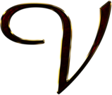 Capital Letter V Red