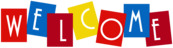 Colourful Welcome Sign