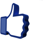 Thumb Up Side View Facebook Icon