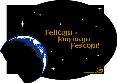 Feliĉajn Jarfinajn Festojn! Esperanto