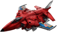 Red Transformers Plane