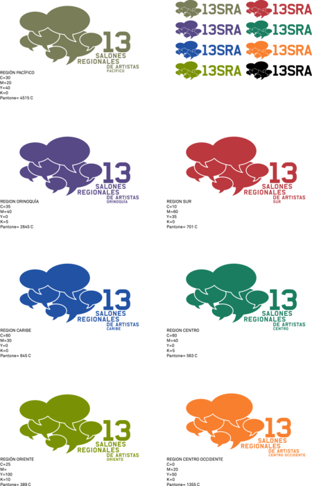 13 Salones Regionales de Artistas, Colombia