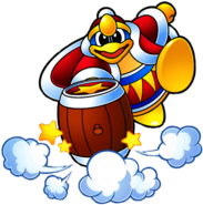 Kirby King Dedede Slamming Down Hammer