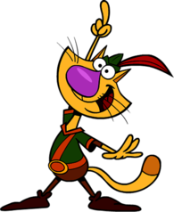 Nature Cat Finger In the Air