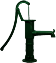 Green Cast Iron Water Pump