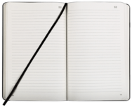 Open Moleskine Notebook