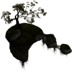 Island and Path Fantasty Flying