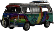 Flower Power Volkswagen Camper Van