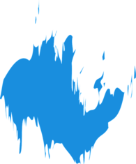 Blue Paint Splatter
