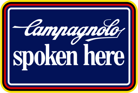 Campagnolo spoken here sign