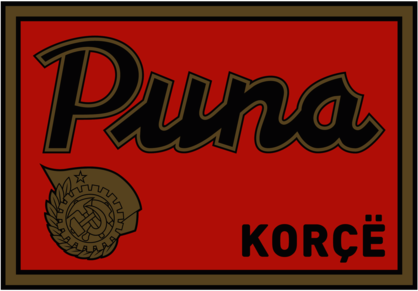 Puna Korçë (1950's logo)