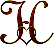 Valentine Capital Letter H