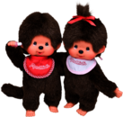 Monchhichi Boy and Girl