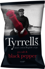 Tyrrells Sea Salt and Black Pepper