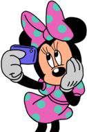 Mickey Minnie Mouse Selfie
