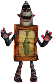 Boxtroll Fish Hands Up
