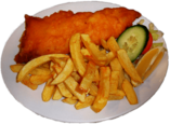 Fish and Chips Dish