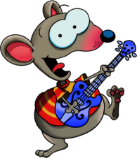 Toopy Playing the Guitar