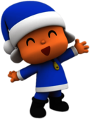 Pocoyo Blue Santa Suit
