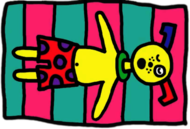 ToddWorld Benny Sunbathing