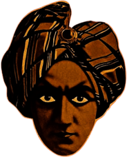 Vintage Hypnotist Face Close Up