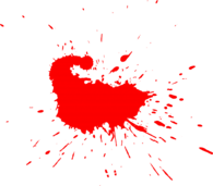 Red Paintball Splatter