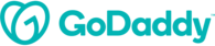 GoDaddy new logo blue
