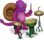 Shellbeat Playing the Drums