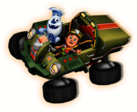 Ranger Rob In His Vehicle