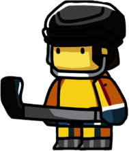 Scribblenauts Ice Hockey Player