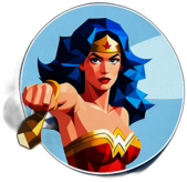 Wonder Woman Dc Comics - Circle App Icon - Fan Art