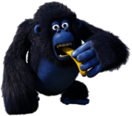 Miguel the Gorilla Eating Banana