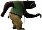 Zootopia Flash the Sloth Walking Slowly