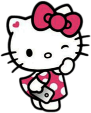 Hello Kitty Winking