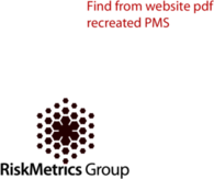 Risk Metrics Group