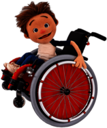 Julie's Greenroom Character Hank In Wheelchair